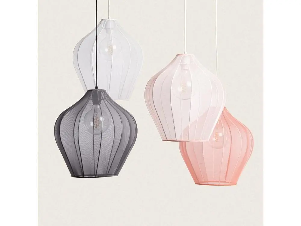 Ledkia Suspension Métal et Tissu Yara avec notice de montage