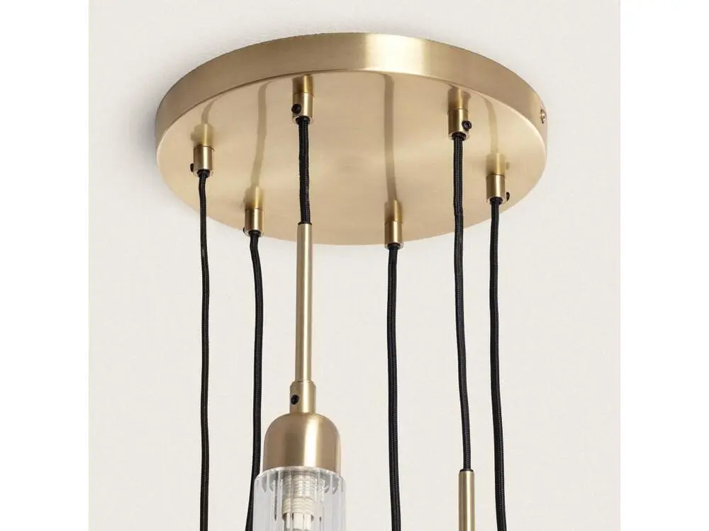 Ledkia Suspension Métal et Verre Sest Iraide - Montage Direct