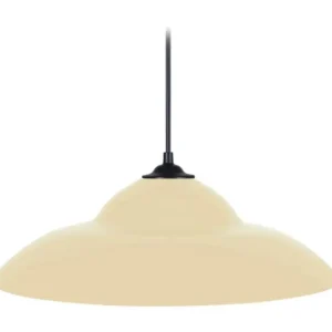 MAAN - Suspension dôme métal crème avec Garantie Constructeur