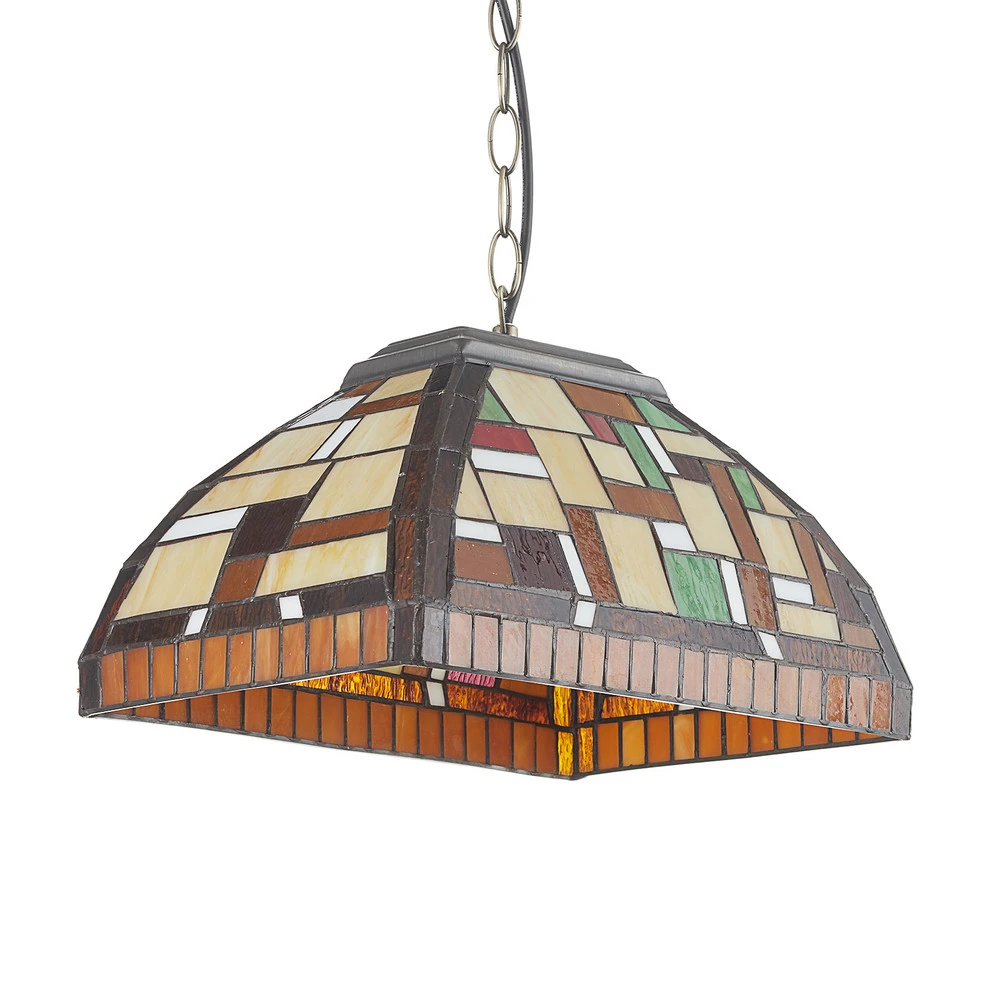 MOSAICO - suspension style Tiffany avec notice de montage