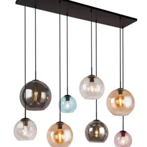 Plaquette de frein moto Suspension Mardi Gras II, à 8 lampes, linéaire