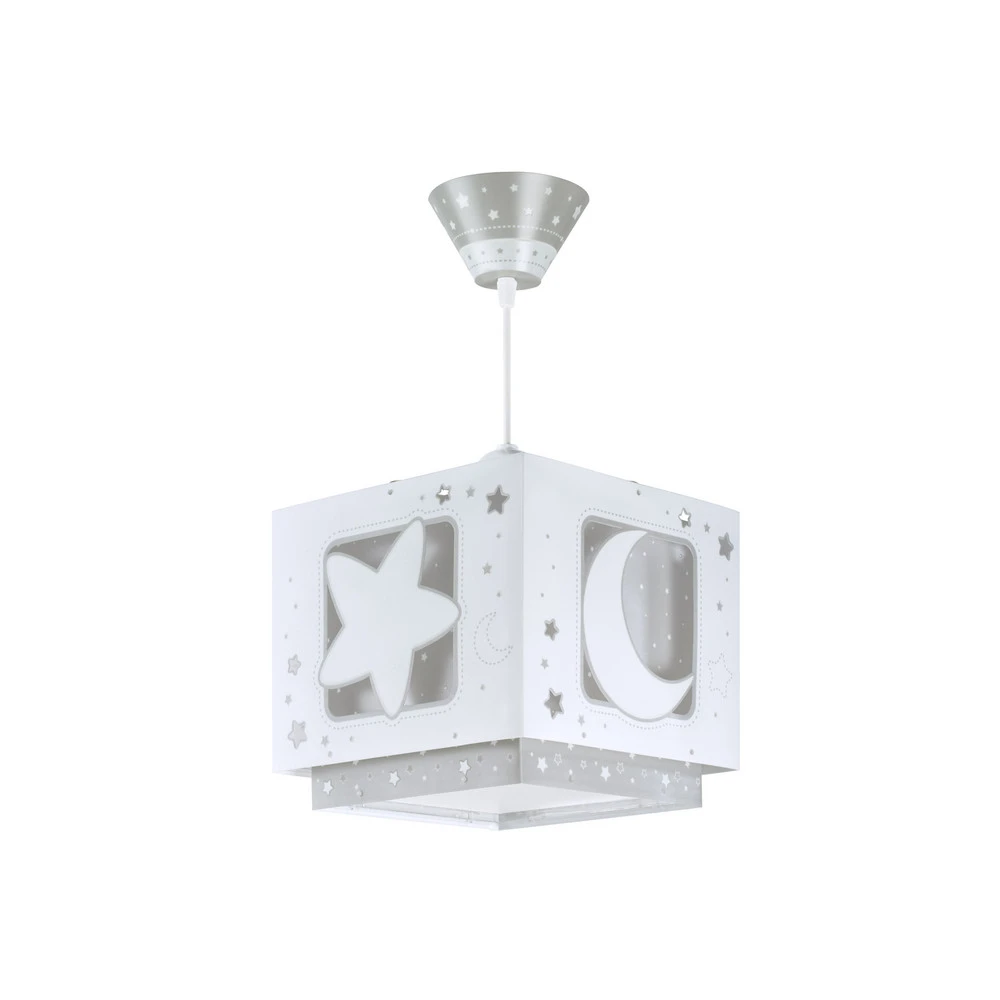 Pneu tout-terrain quad Dalber Moonlight suspension enfant 1 lampe grise