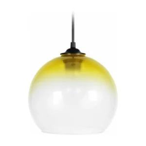 Racing GLOBO - Suspension globe verre jaune
