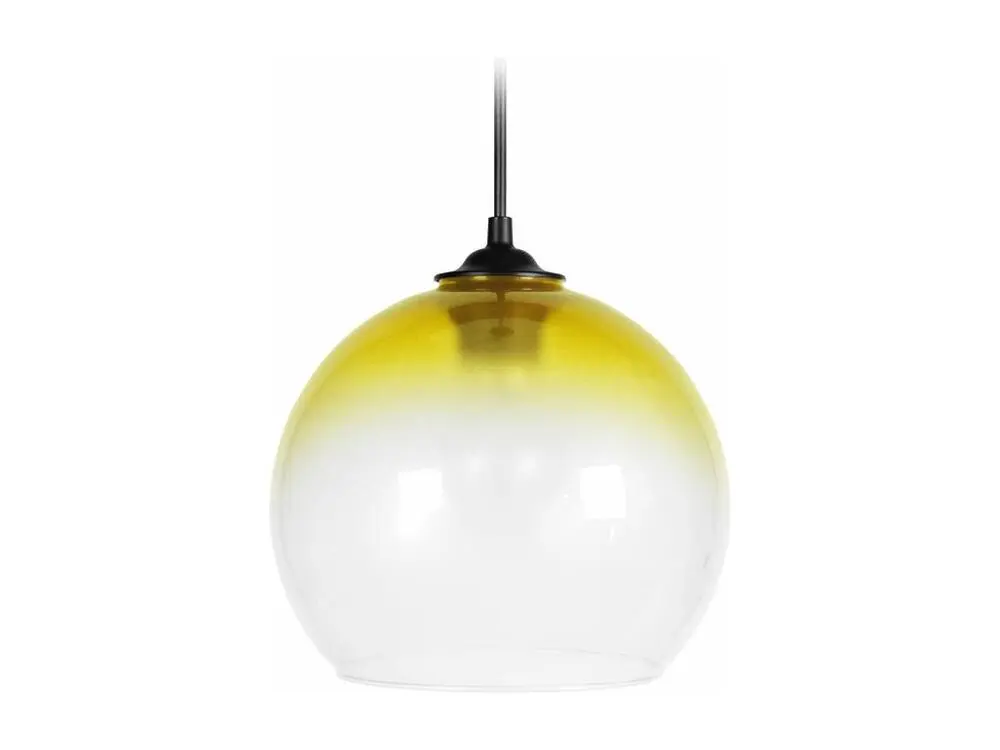 Racing GLOBO - Suspension globe verre jaune