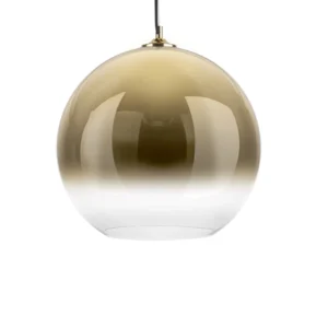 Suspension acier et verre drup - doré - ø 40 x 37 cm pour amélioration performances
