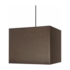 Suspension carré tissu marron 85 cm. par Akrapovič