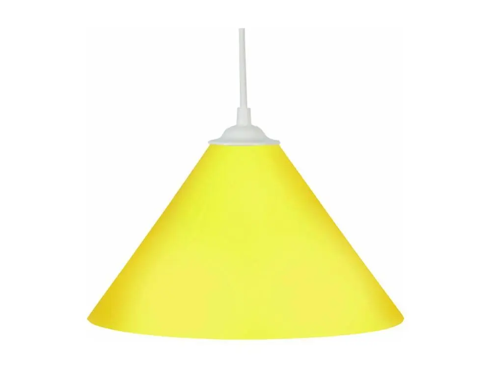 Suspension cone métal jaune80 cm. par Akrapovič