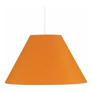 Suspension conique tissu orange 85 cm. pour amélioration performances