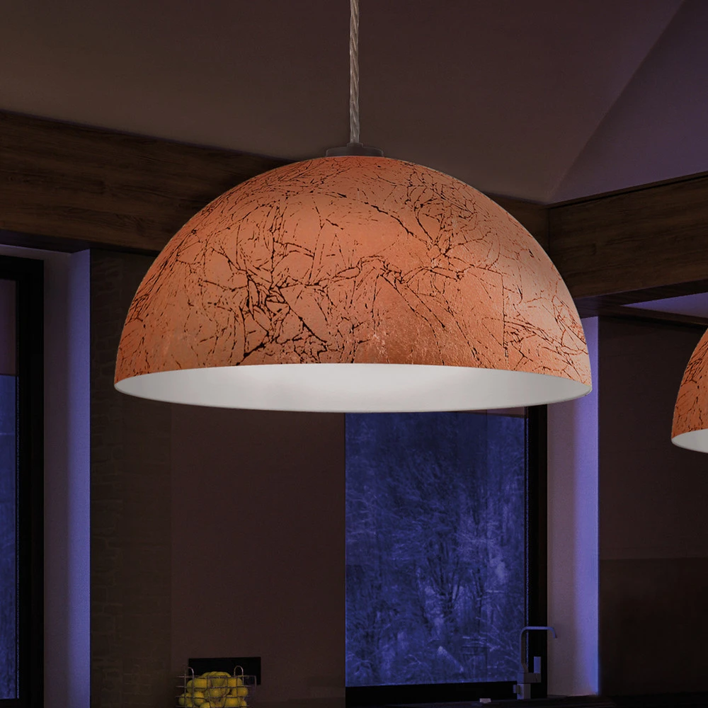 Suspension Cult Vieux style, cuivre, Ø 40 cm