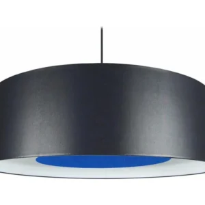 Suspension cylindre coton noir,bleu 85 cm. pour quads utilitaires
