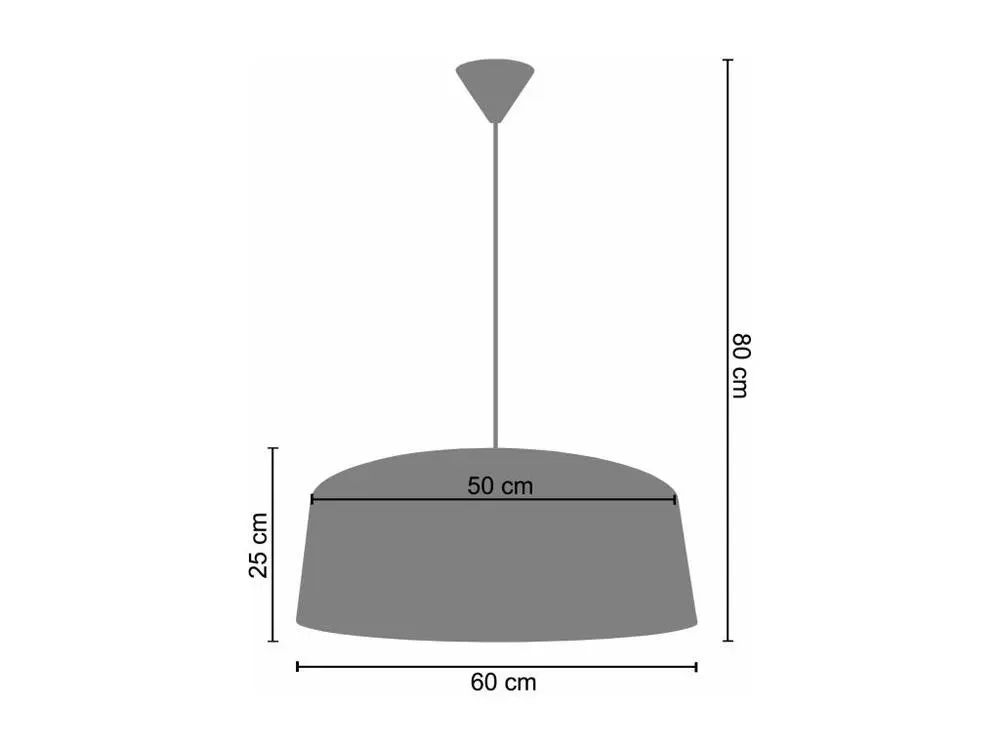 Suspension cylindre coton noir,bleu 85 cm. pour quads utilitaires
