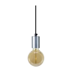 Suspension, cylindre métal aluminium 80 cm. - Montage Direct