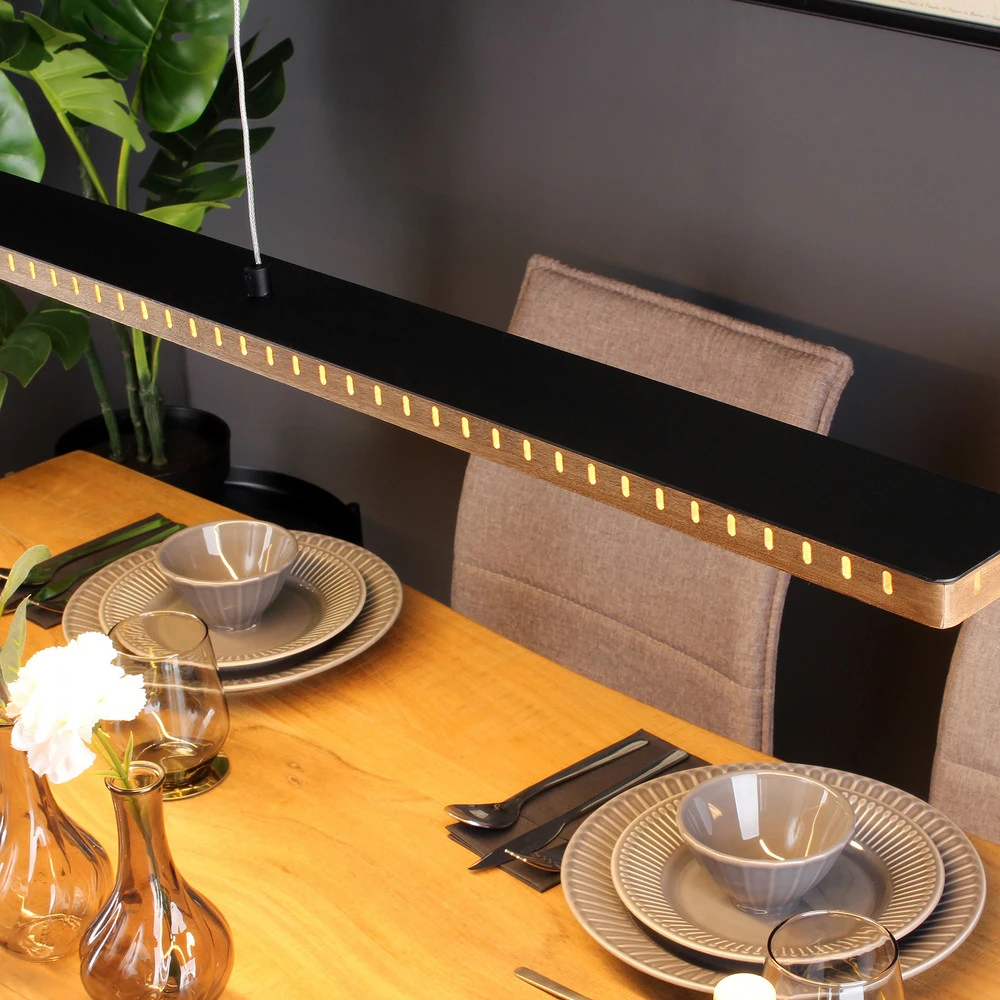 Suspension LED Solaris 3-Step-dim bois 120 cm pour quads utilitaires