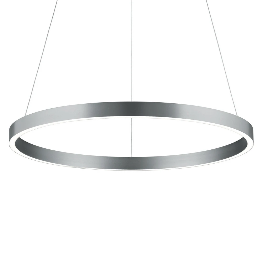 Suspension LED Svea L 60 nickel pour usage intensif