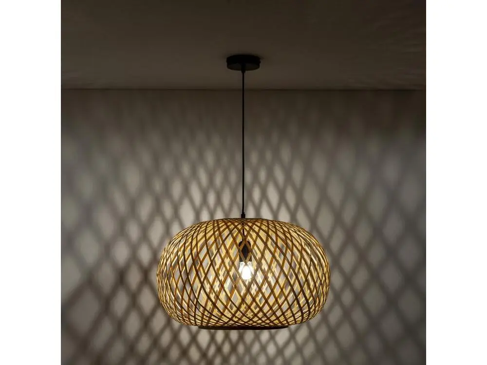 Suspension Mara en bambou, diamètre 50 cm avec meilleure adhérence