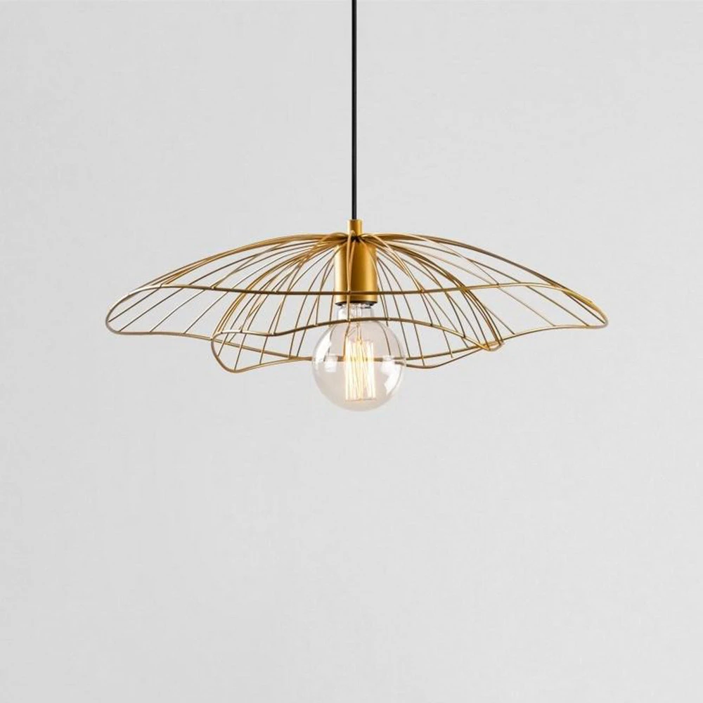 Suspension Tel 6502, doré, métal, Ø 50 cm - 520