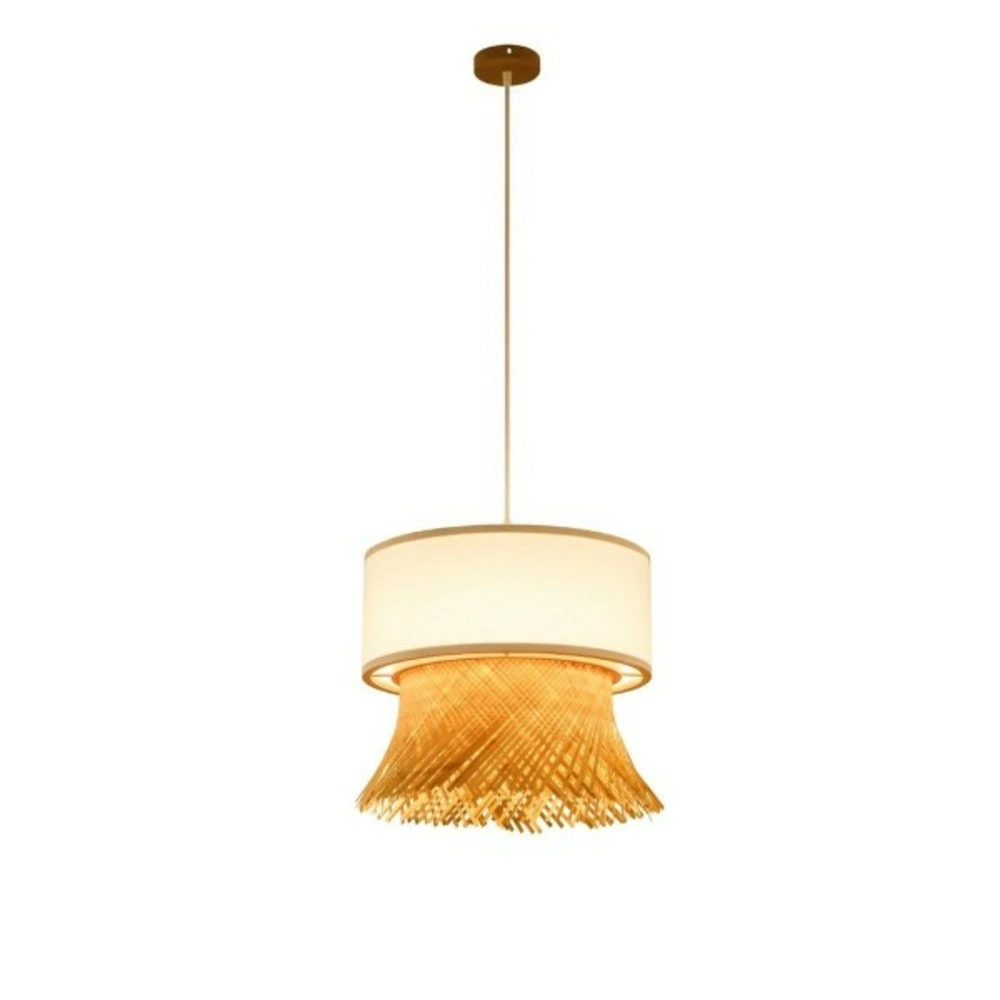Suspension tissu synthétique bambou (40 x 40 x 39 cm) - 520