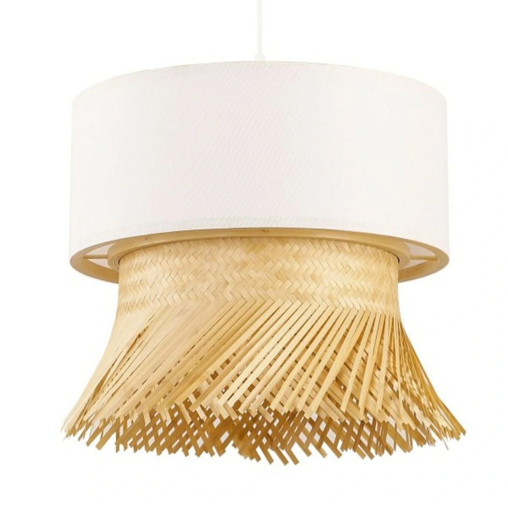 Suspension tissu synthétique bambou (40 x 40 x 39 cm) - 520