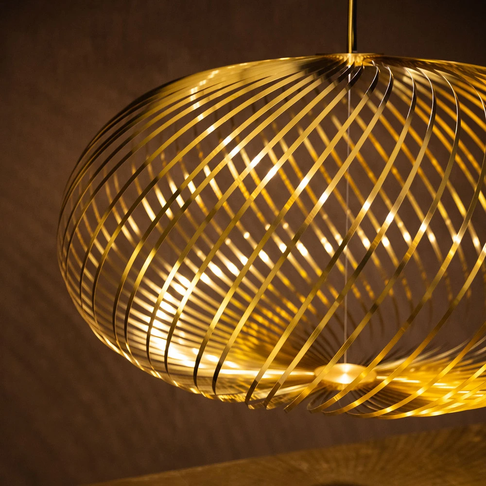 Tom Dixon Spring medium suspension Ø 79 cm laiton - 520