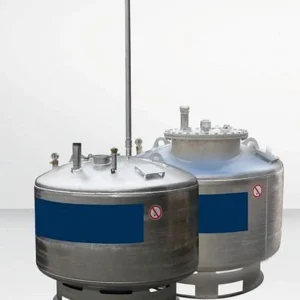 Réservoir de stockage DENIOS LT-ELH 400 litres pour liquides avec un point d'éévident inférieur à 55 °C 254-521 s...