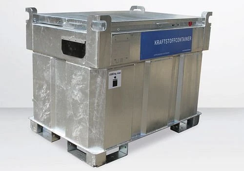Système mobile de réservoir diesel DENIOS KI-D à jumeau paroi 450 litres avec pompe 230V 278-993 acheter à bas prix