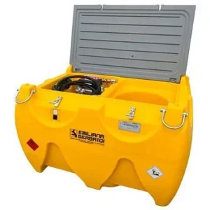 Système de réservoir mobile Emiliana Serbator pour diesel/AdBlue 900+100 litres avec pompe à haut débit 24 V 306129 prendr...