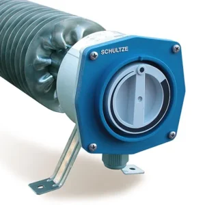 Schultze RiRo 2000 E Chauffage automatique à tubes à ailettes 2000 W 230 V acier inoxydable IP66/67 2000E commander à bas...