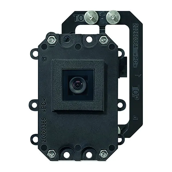 Caméra intégrée TCS pour installation horizontale derrière des panneaux avant sur site ou des réseaus de boîtes aux lettre...