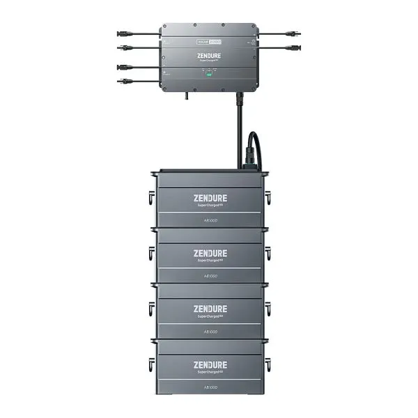 Zendure SolarFlow Set 384 kWh Smart PV Hub 2000 avec 4 batteries d'extension AB1000 4-01-019875-004 se procurer à...