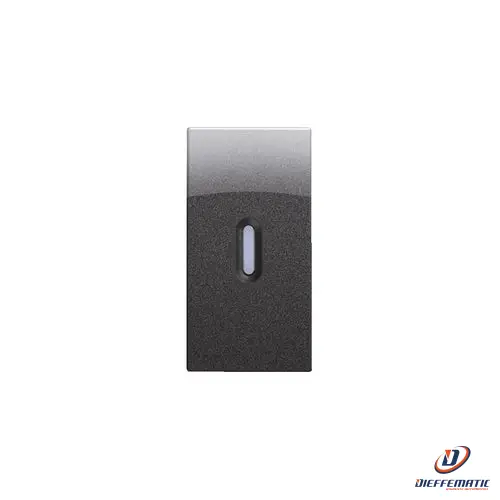 Urmet Copritasto Diffusore Trasparente 1 Modulo Acciaio Scuro 10362Ac Originale
