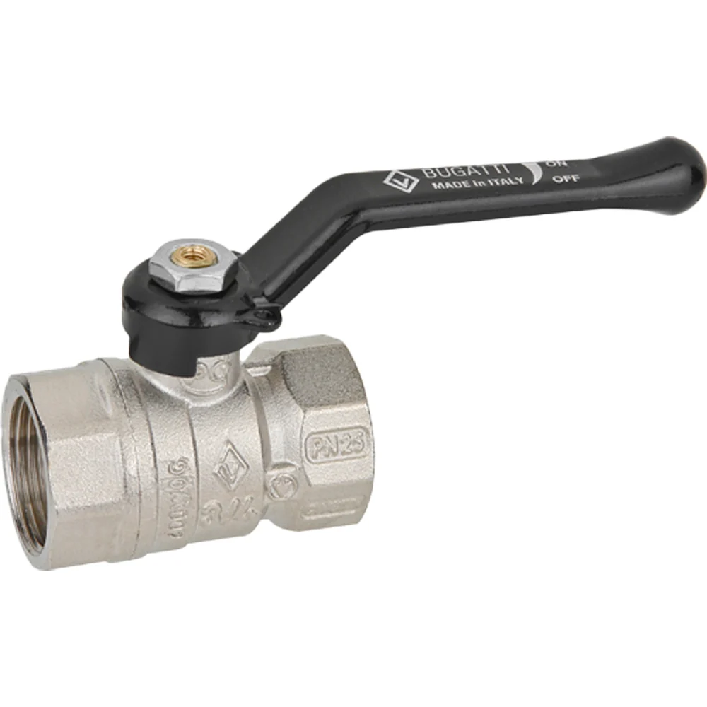 Valvola Sfera P. Normal F-F Leva Alluminio Bugatti 1"1/2 Pn 20