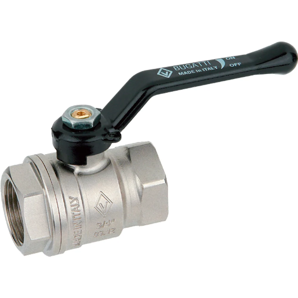 Valvole Sfera P. Totale F-F Leva Alluminio Bugatti 1" Dn 25 Pn 30 - Compatibilité Directe