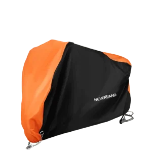 Housse moto <br> Noir et Orange 1001 Housses