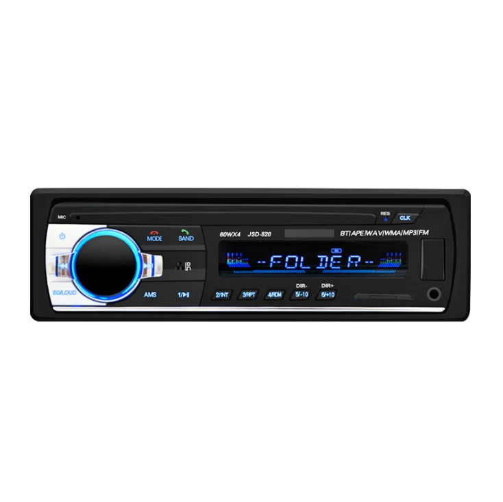 TD® 12V Voiture Bluetooth Lecteur multifonction USB - SD - FM MP3 Récepteur Lecteur 520