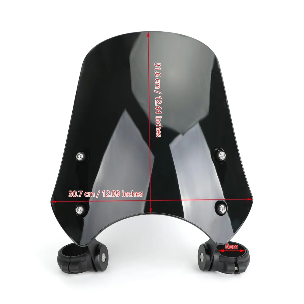 2000-2005 FXDX Super Glide Sport ABS plastique moto pare-brise pare-brise générique