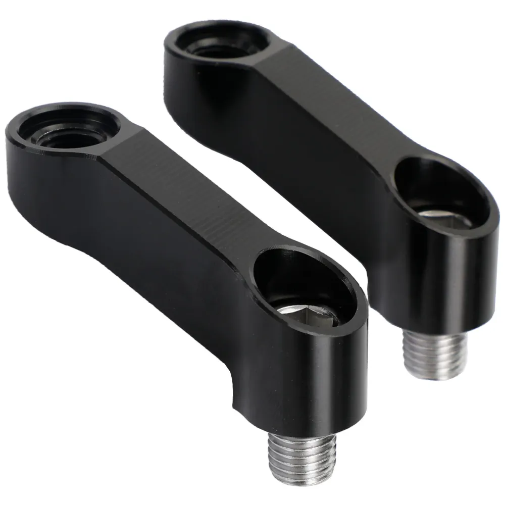 2001-2021 Yamaha YZ250 10mm Adaptateur d'extension d'extension de rétroviseur de moto