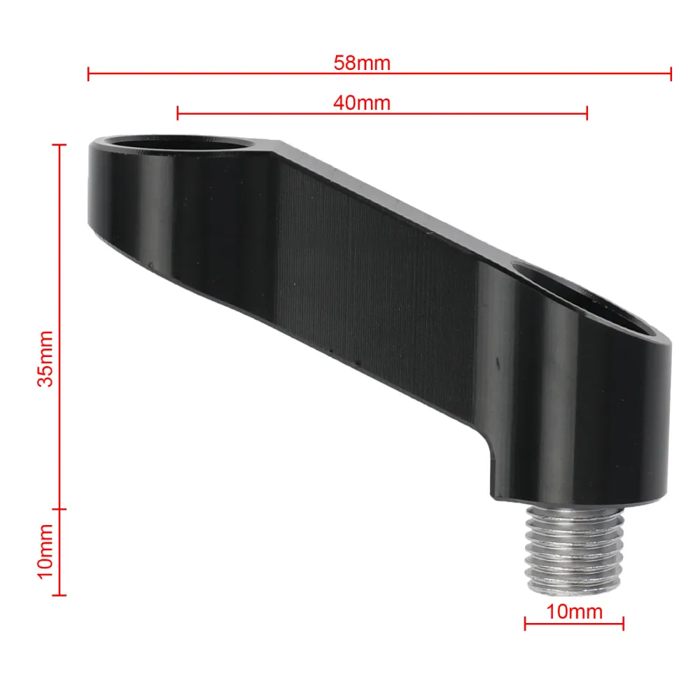2016-2021 Yamaha XSR700 10mm Adaptateur d'extension d'extension de miroir de moto