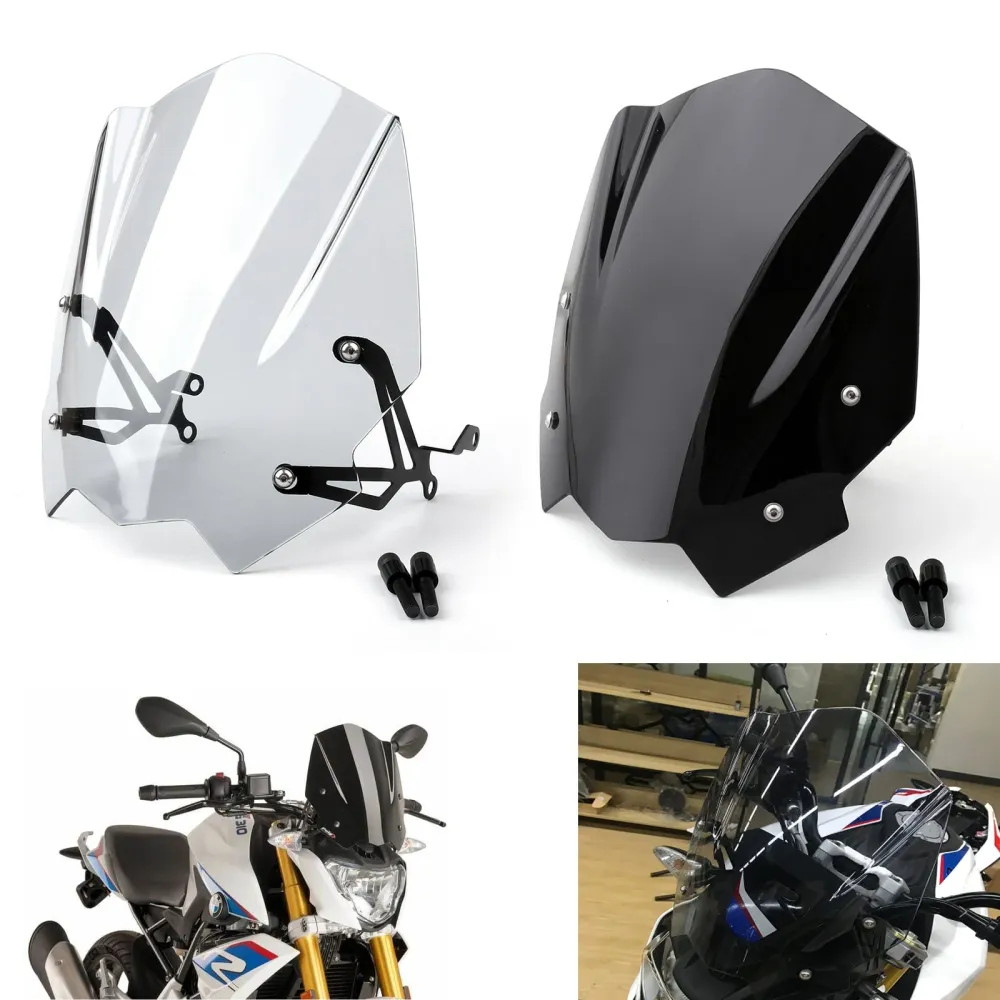 2017-2018 BMW G310R Nouveau pare-brise en plastique ABS pour moto générique