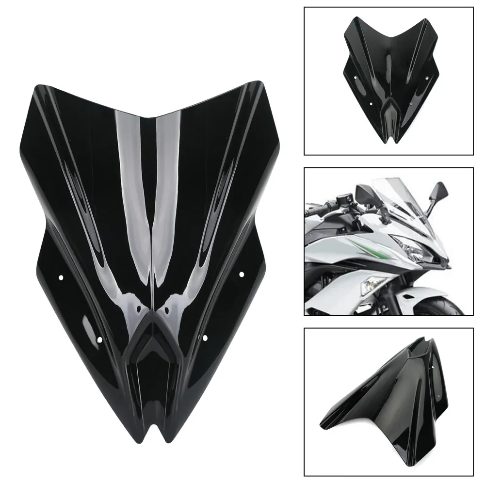 2017-2019 Kawasaki Ninja 650 Pare-brise de moto noir