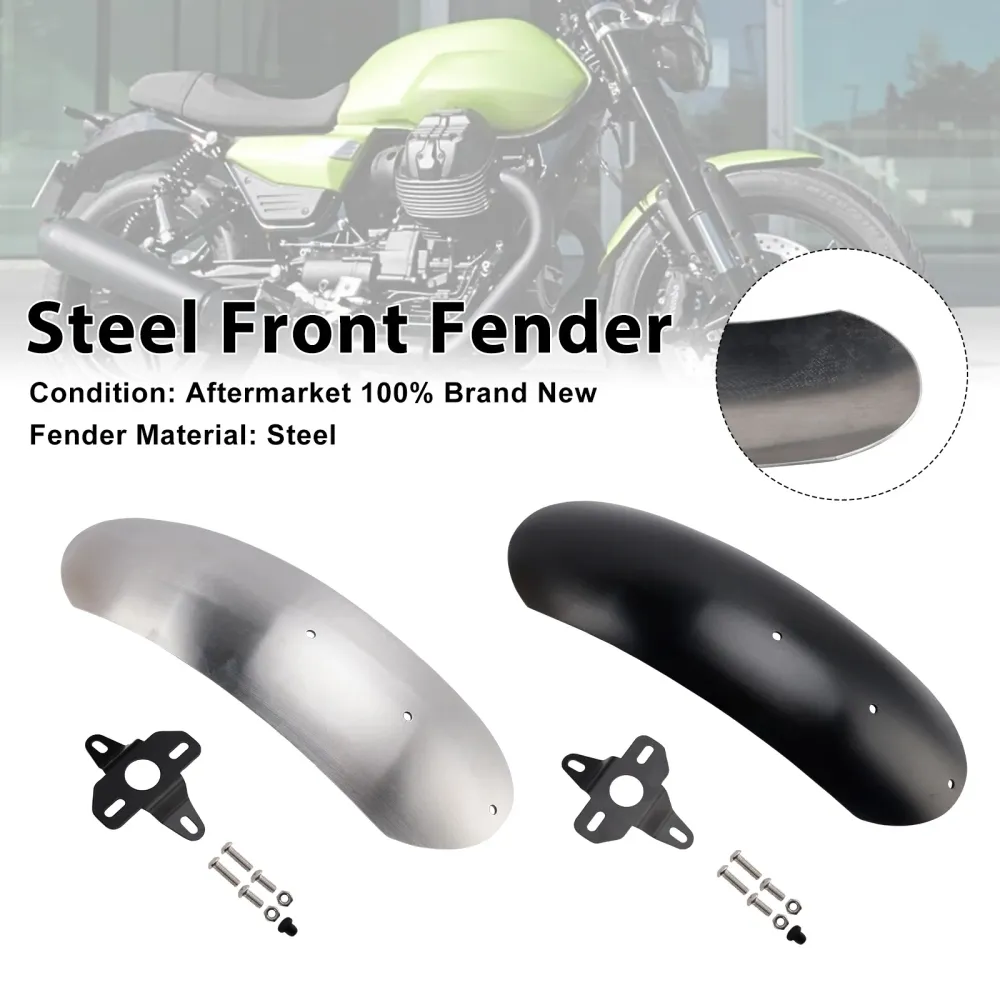 2017-2025 MOTO GUZZI V7 Stone Garde-boue avant en acier spécial
