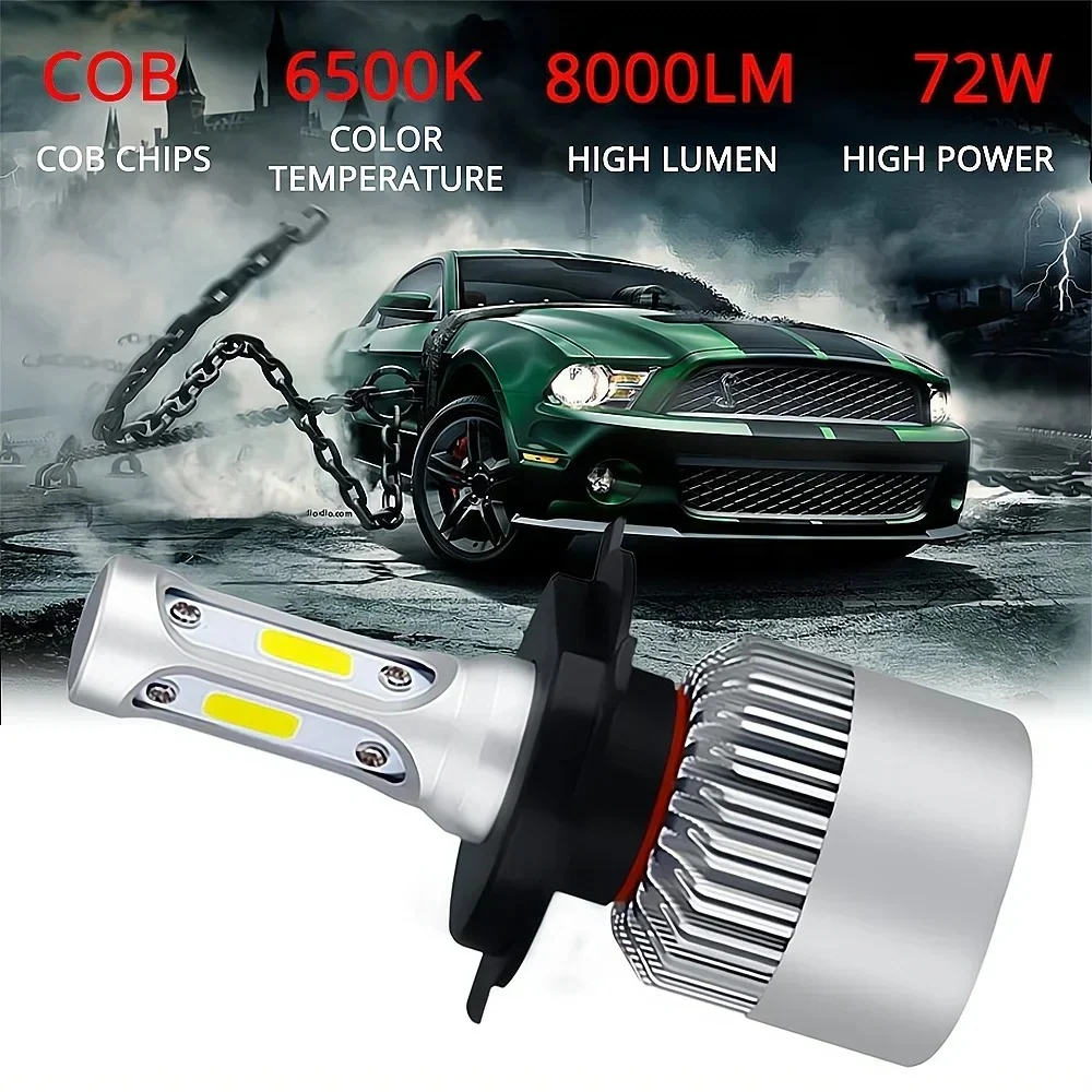 2X Phares LED de voiture Ultra Lumineux C6 ORIGINAL (Burkina faso)
