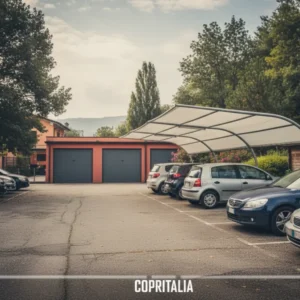 Abri de voiture résistant à la grêle avec bâche - Couverture d'arche imperméable