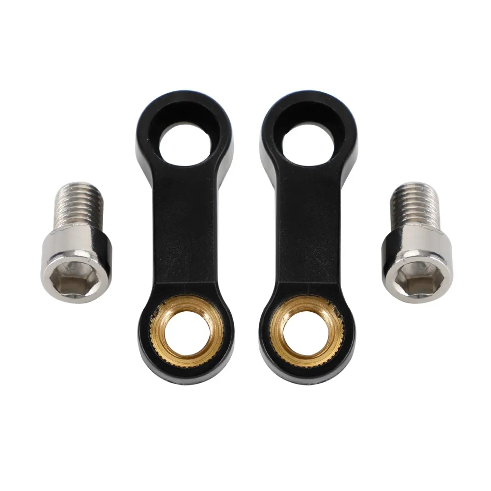 Adaptateur d'extension de miroir ABS pour moto, 10mm x 1, 5, supports de bras, paire droite