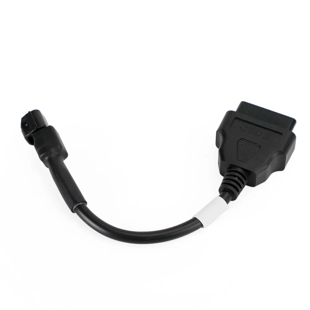 Adaptateur OBD2 pour moto, 3 broches à 16 broches, connecteur de câble de Diagnostic pour KYMCO