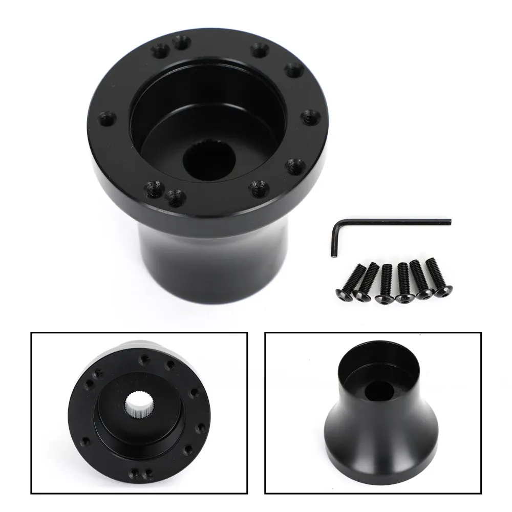 Adaptateur de volant en aluminium pour voiturette de Golf, moyeu adapté pour voiture de Club DS à partir de 1984, noir gén...