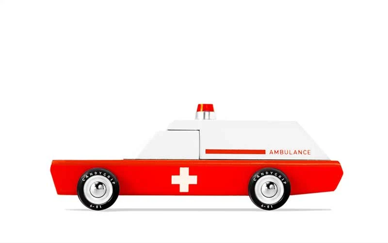 Ambulance Voiture Ambulance | Holzauto de Candylab Toys