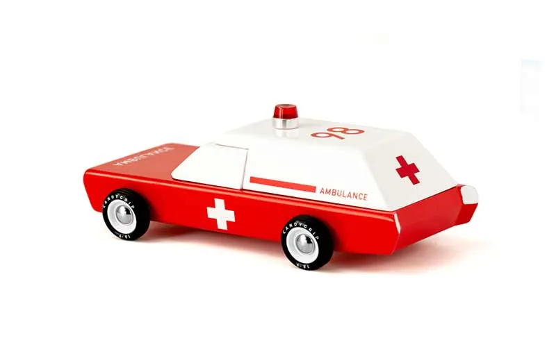 Ambulance Voiture Ambulance | Holzauto de Candylab Toys