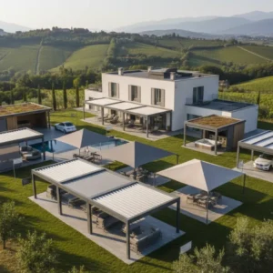 Aménagements extérieurs dans le Piémont - Pergolas, auvents et abris de voiture sur mesure à Cuneo
