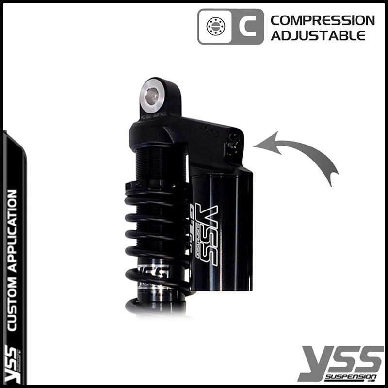 Amortisseurs moto Triumph Bonneville 800 America RG362-320TRCL-12-BLK | YSS