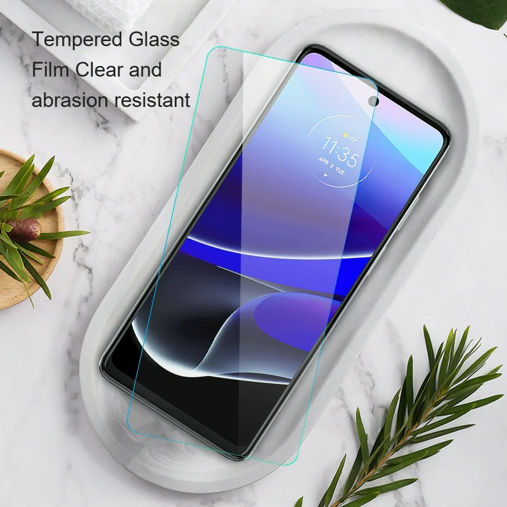 AMORUS Motorola Moto G06 Power 4G Protecteur d'écran avant 2.5D à bords incurvés Film en verre haute résistance 9H à base...